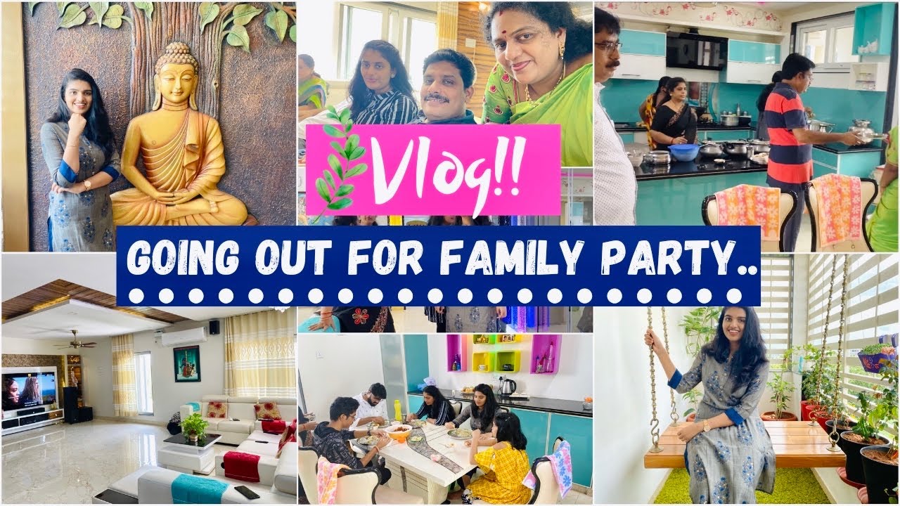 Went Out For A Family Lunch Party!?|Fun Party With Family Friends|Planning For a Trip with Family!?|