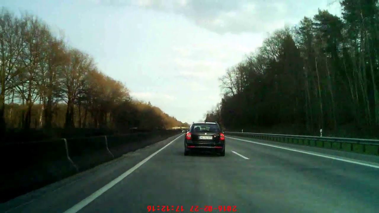 Autobahn 27 Bremen Richtung Walsrode (vom Bremer Kreuz nach Verden-Nord) [2016]