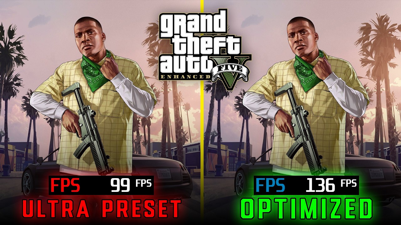 🔧GTA 5 Enhanced Edition Best Settings🎮 | Optimization Guide🔥