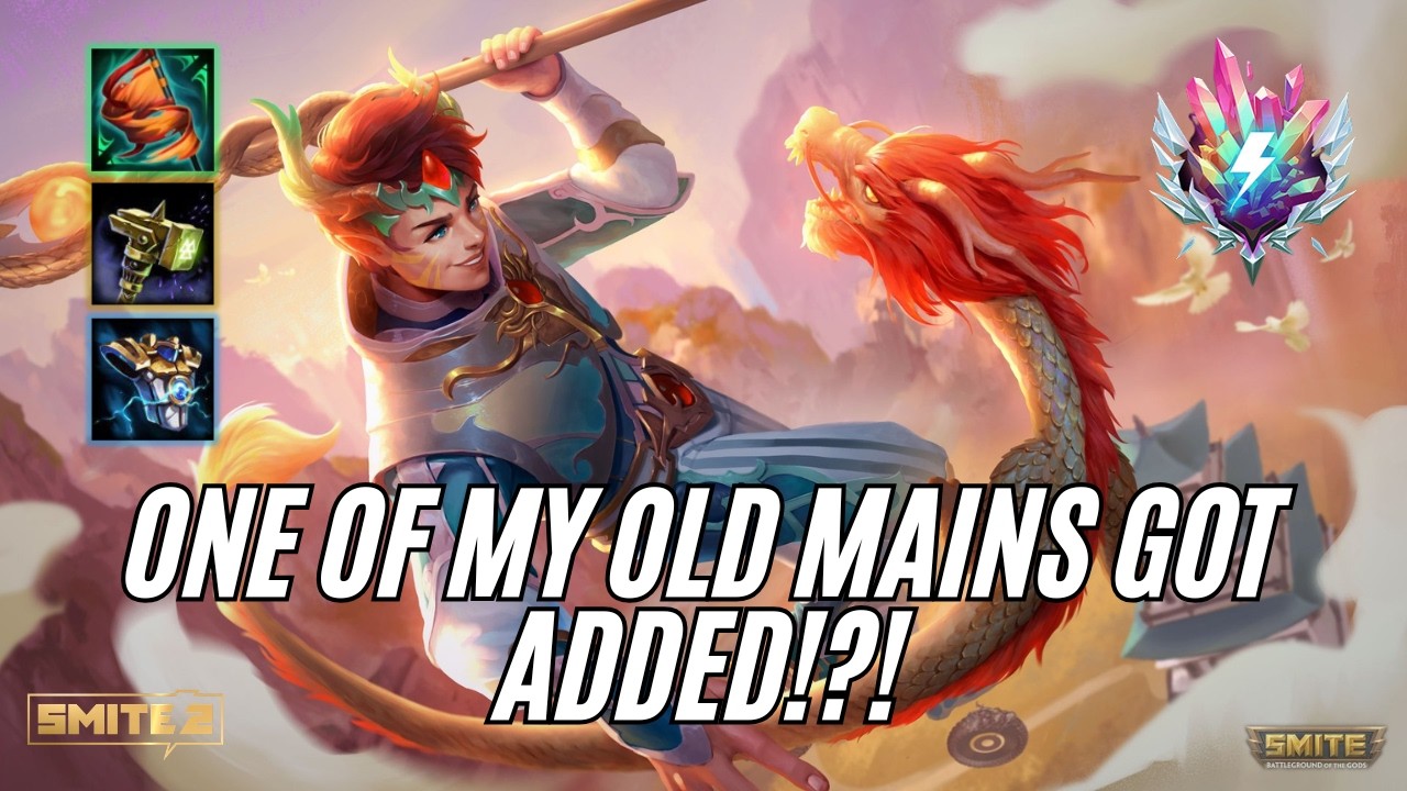 ONE OF MY OLD MAINS GOT ADDED!?! - Ne Zha Support Deity Smite 2 Ranked Gameplay