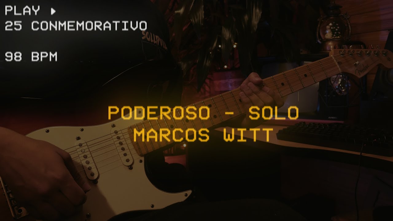 Tutorial de guitarra y TABS │Poderoso (Solo) │ Marcos Witt - 25 Conmemorativo