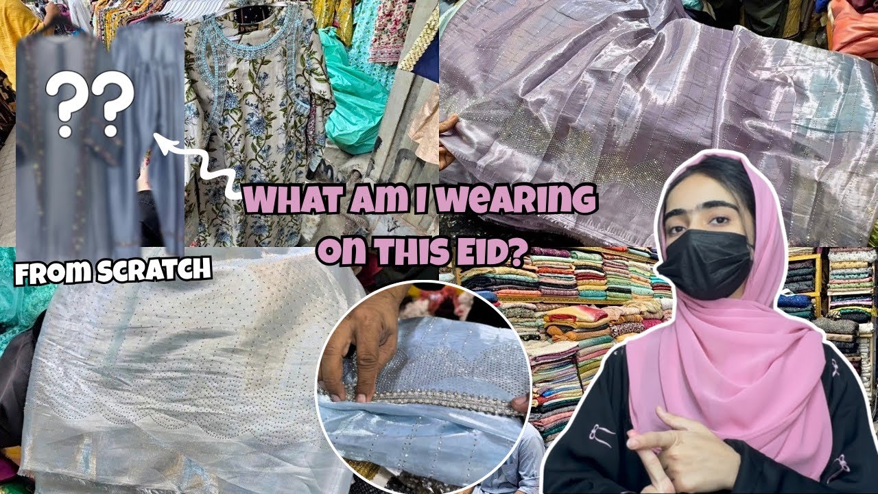 I Designed my **EID** Outfit From Scratch✨|| From Fabric to Fabulous!❤️😇|| Farshi Shalwar😊