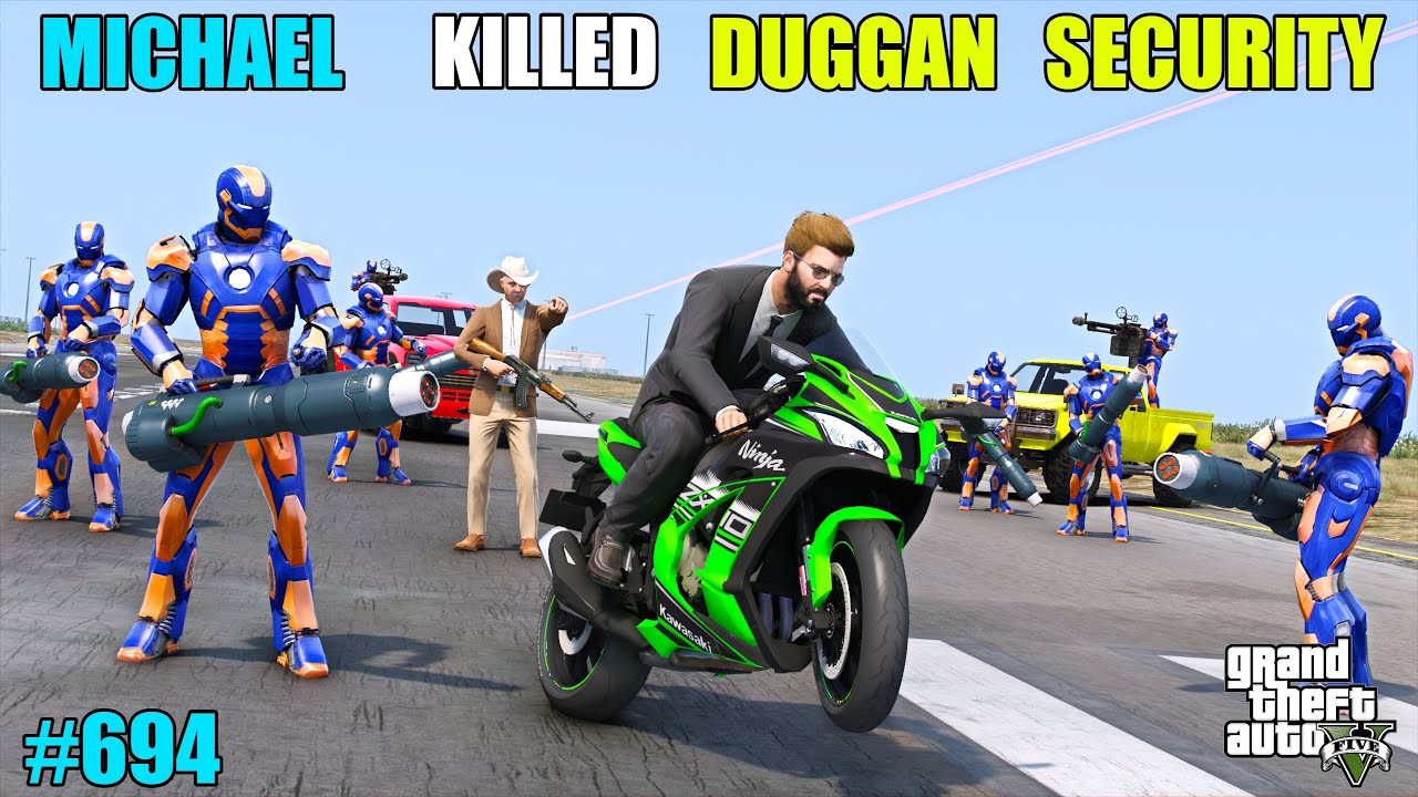GTA 5 : WE ALMOST KILLED DUGGAN BOSS SECUITY | GTA 5 GAMEPLAY #694