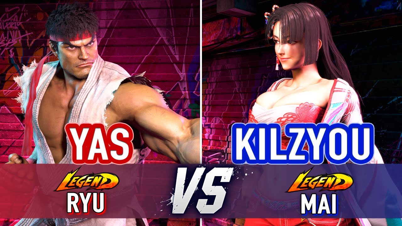 SF6 🤜 YAS (Ryu) vs Kilzyou (Mai) 🤛 Street Fighter 6 High Level Gameplay