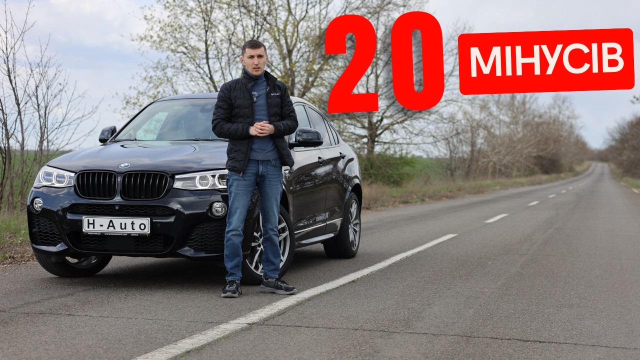 BMW X4/X3 - 20 мінусів. Відгук власника.