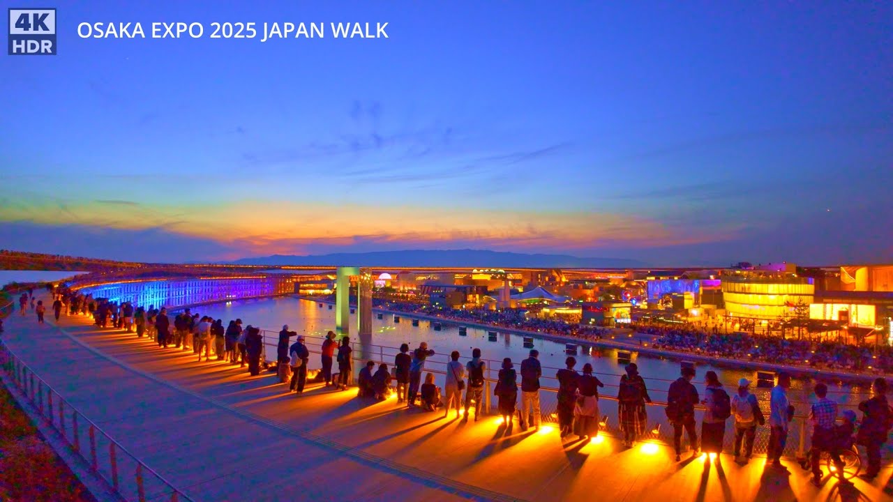 4k Japan Walk Osaka Expo Ring Roof大阪万博 大屋根リングを歩く