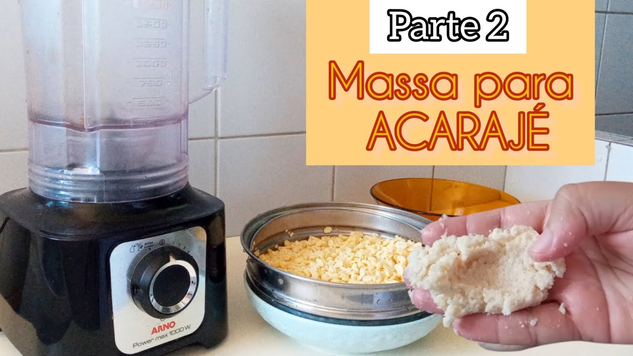 Massa para Acarajé