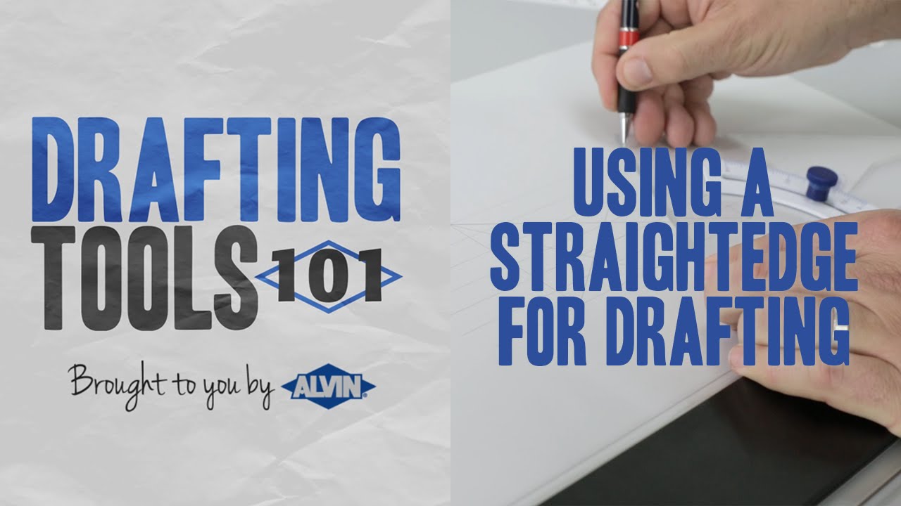 Drafting Tools 101 - Using Straightedges for Drawing and Drafting