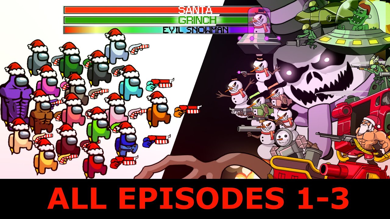 Among Us vs. Santa (All Episodes 1-3)