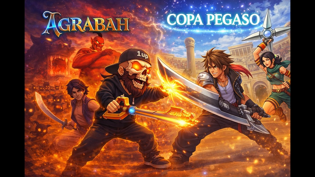 ⭐ Kingdom Hearts 1 Final Mix PS5 | Agrabah 🏰 Espada de Aladdin 🗡️ Genio 🧞 Copa Pegaso 🐎 Trofeos 🏆
