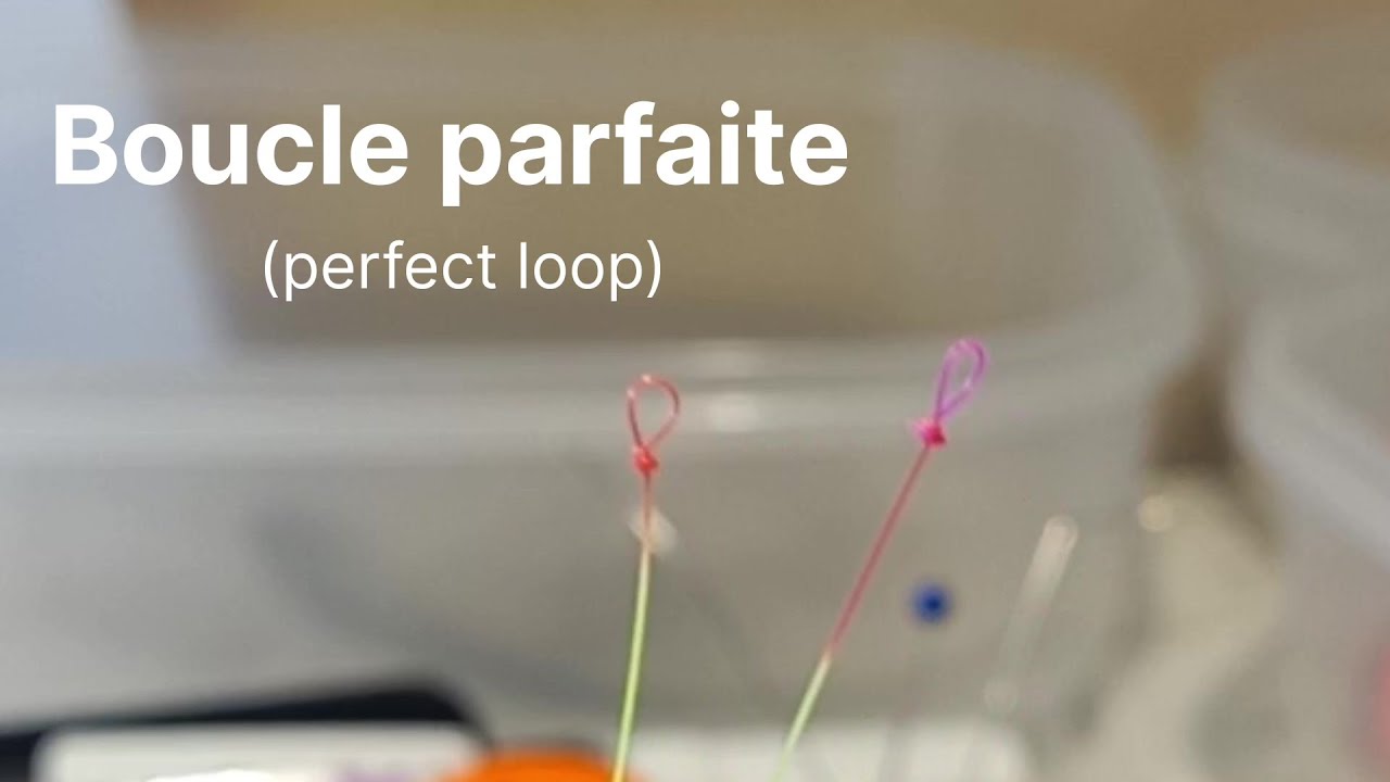 Boucle parfaite, perfect loop, micro boucle (pêche à la mouche).