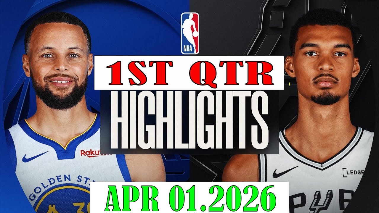 Golden State Warriors vs San Antonio Spurs 1st Qtr Apr 01.2025 Highlights | NBA