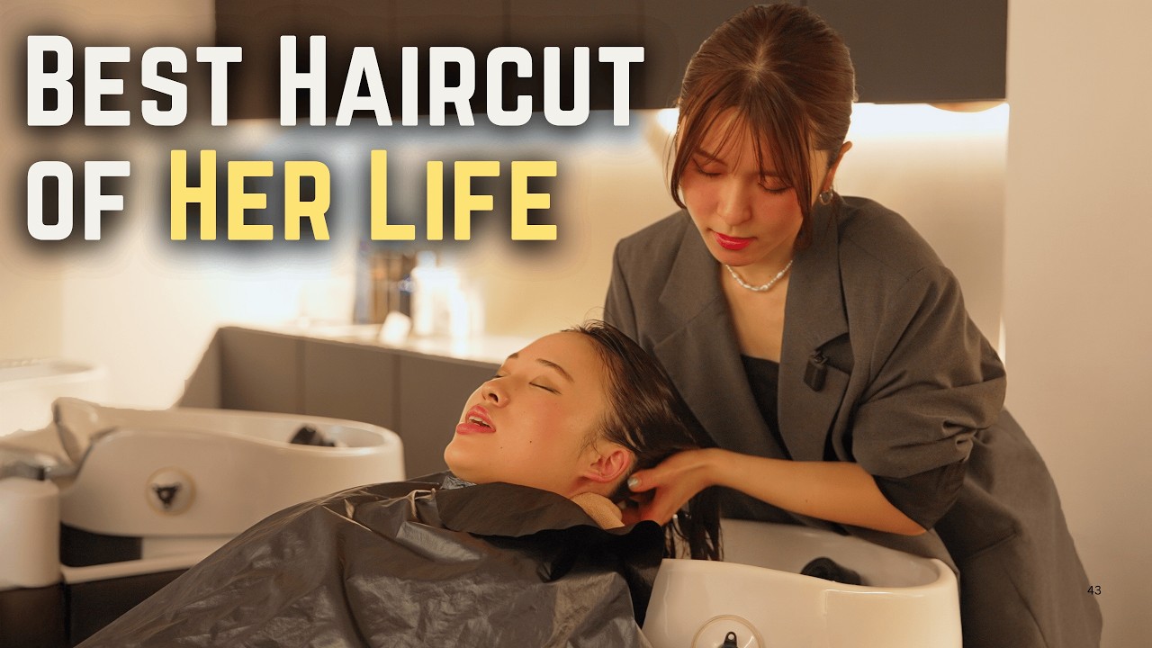 (ASMR) Where a Beautiful Model Meets Japan’s Top Hair Artist