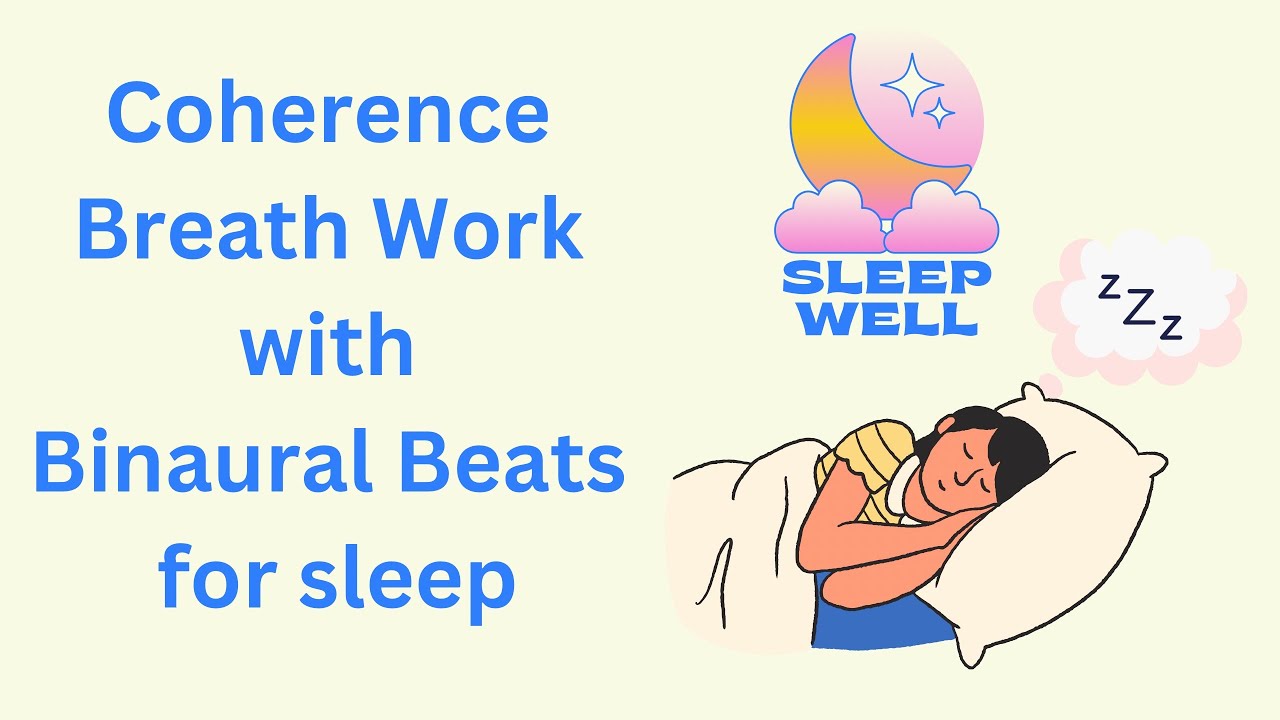 Binaural beats with breath work for sleep