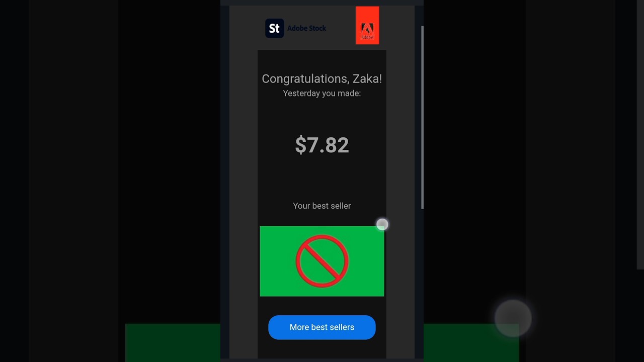 Adobe stock animation video earning proof | Adobe stock contributor earnings proof #adobestock