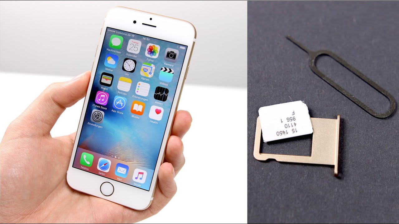 Apple iPhone 6s / 6s Plus: Einrichten & Nano-Sim Einlegen (Deutsch) | SwagTab