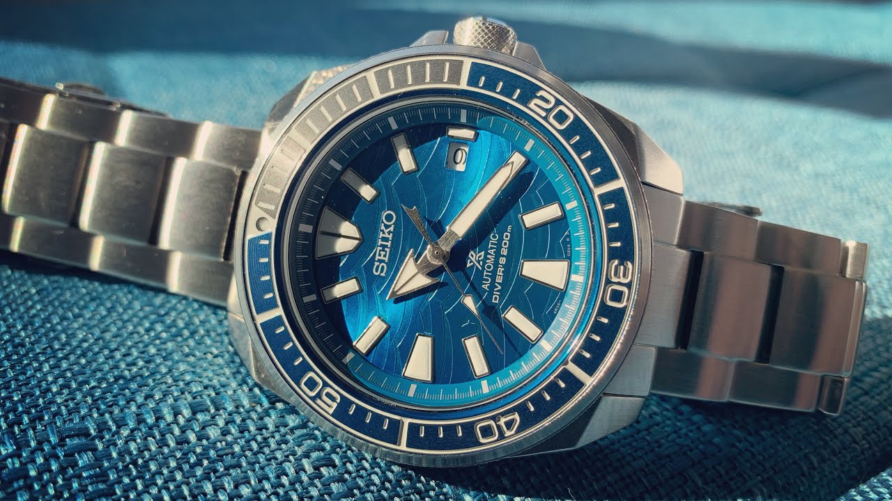 Seiko Samurai Save the Ocean SRPD23K1 - The Breathtaking Blue