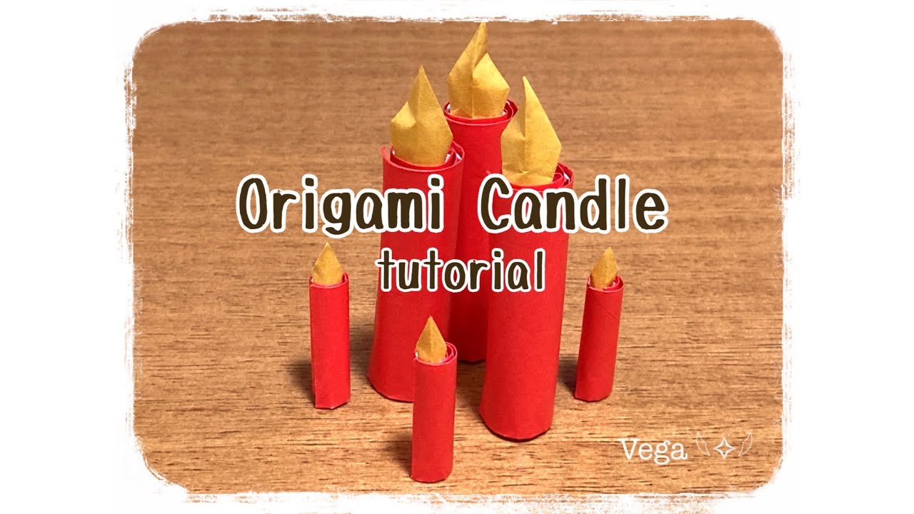 Origami Candle tutorial