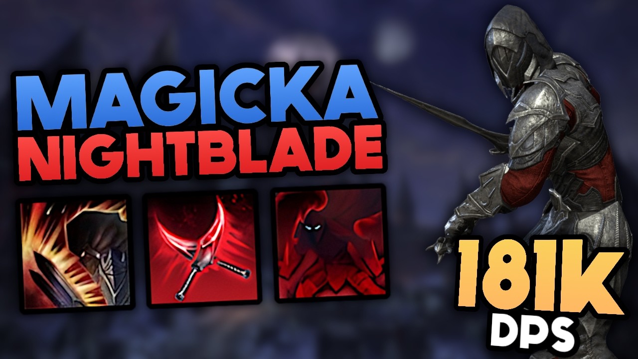 Magicka Nightblade DPS Build - 181k DPS | ESO Update 50