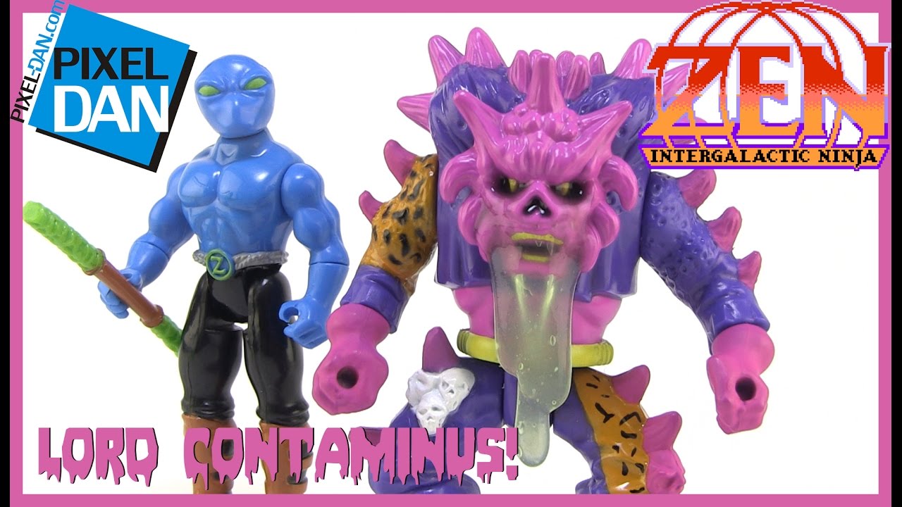 Lord Contaminus Zen the Intergalactic Ninja Slime Figure Video Review