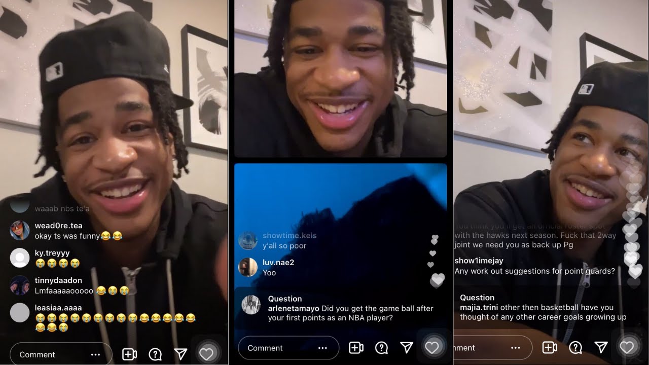 Sharife Cooper IG Live ft. Omar Cooper & Babylouiee [impersonator] (11.21.21)  2/2
