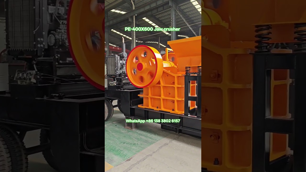 40T/h mobile crusher for making 0-50mm gravel #buildingmaterials #jawcrusher #stonecrusher