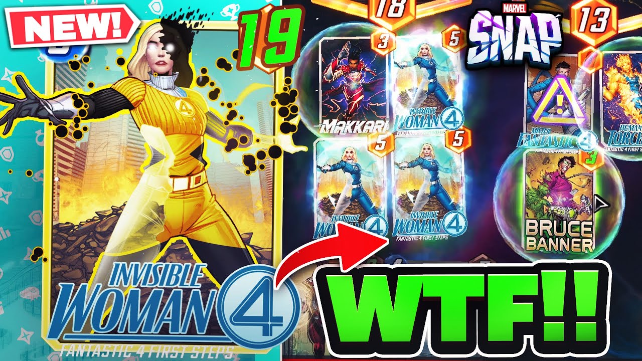 THIS IS CRAZY! NEW INVISIBLE WOMAN BREAKS SUNSPOT! | Marvel Snap