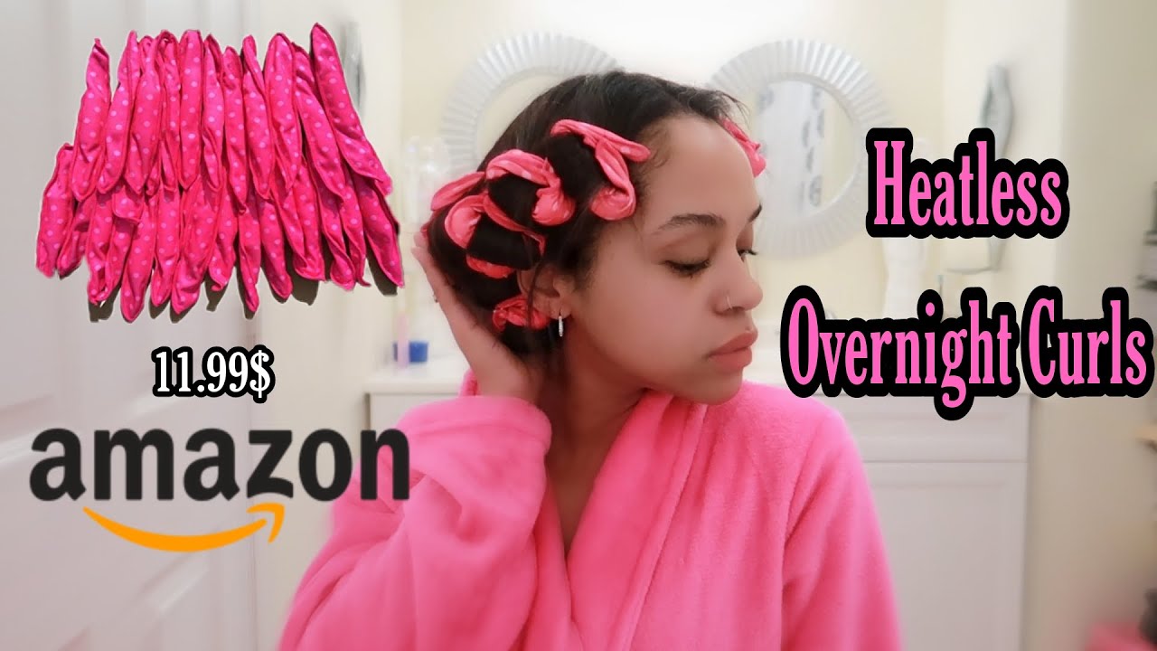 Easy Overnight Heatless Curls Hair Tutorial