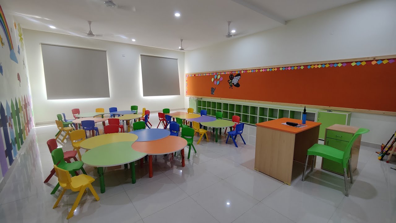 CMR School, Medchal, Hyd (Outdoor Play Station, Classroom Furniture & Lab Furniture Setup) by Alpaks