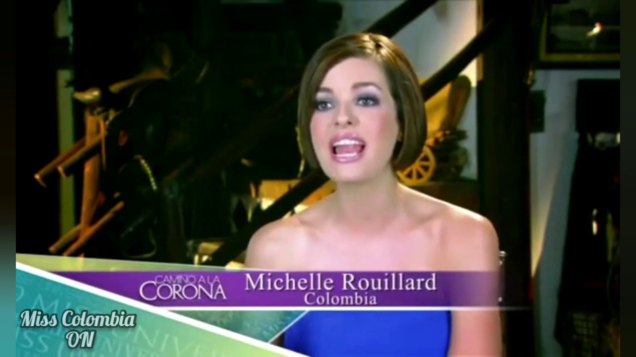 Michelle Rouillard - Miss Colombia 2009 Camino a la Corona