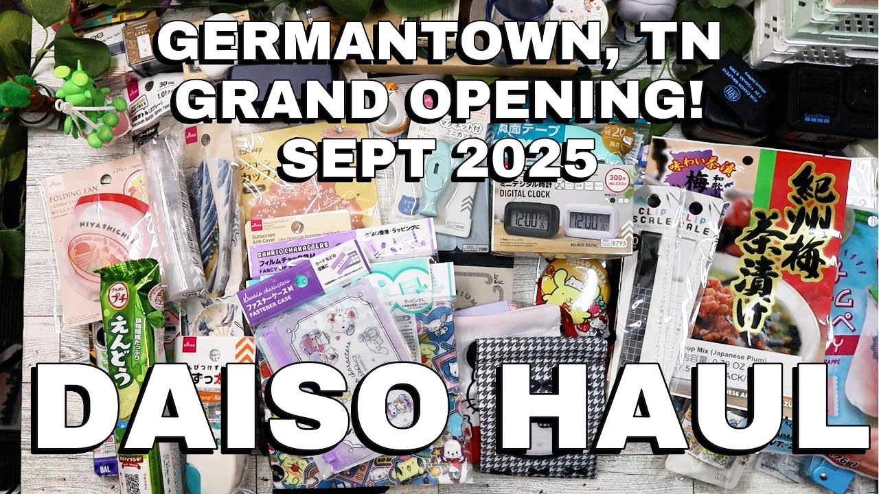 Daiso Haul from the Grand Opening in Germantown, TN!