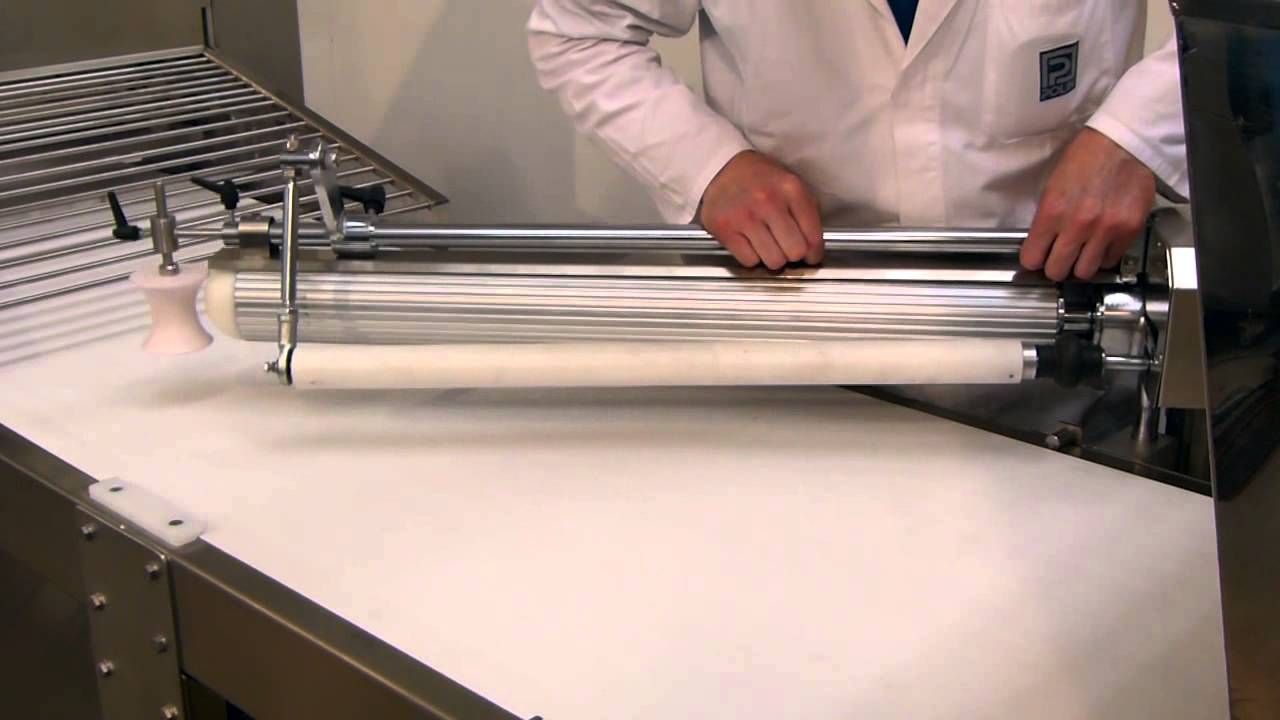 Polin pastry line from www.brookfood.co.uk making cinnamon rolls - Bakery Equipment