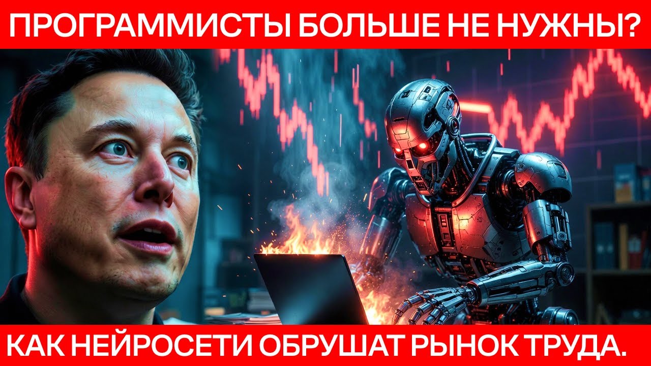 ИСКУССТВЕННЫЙ ИНТЕЛЛЕКТ УБИЛ ВАШУ КАРЬЕРУ: Массовые Увольнения в Google и Amazon.