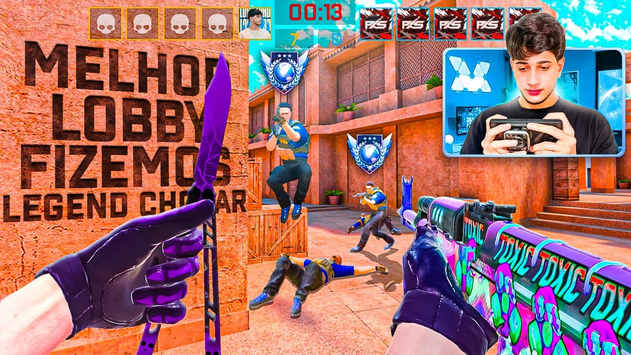 PUXEI UMA RANKED COM LOBBY FECHADO E FIZ THE LEGEND PASSAR RAIVA! - STANDOFF 2