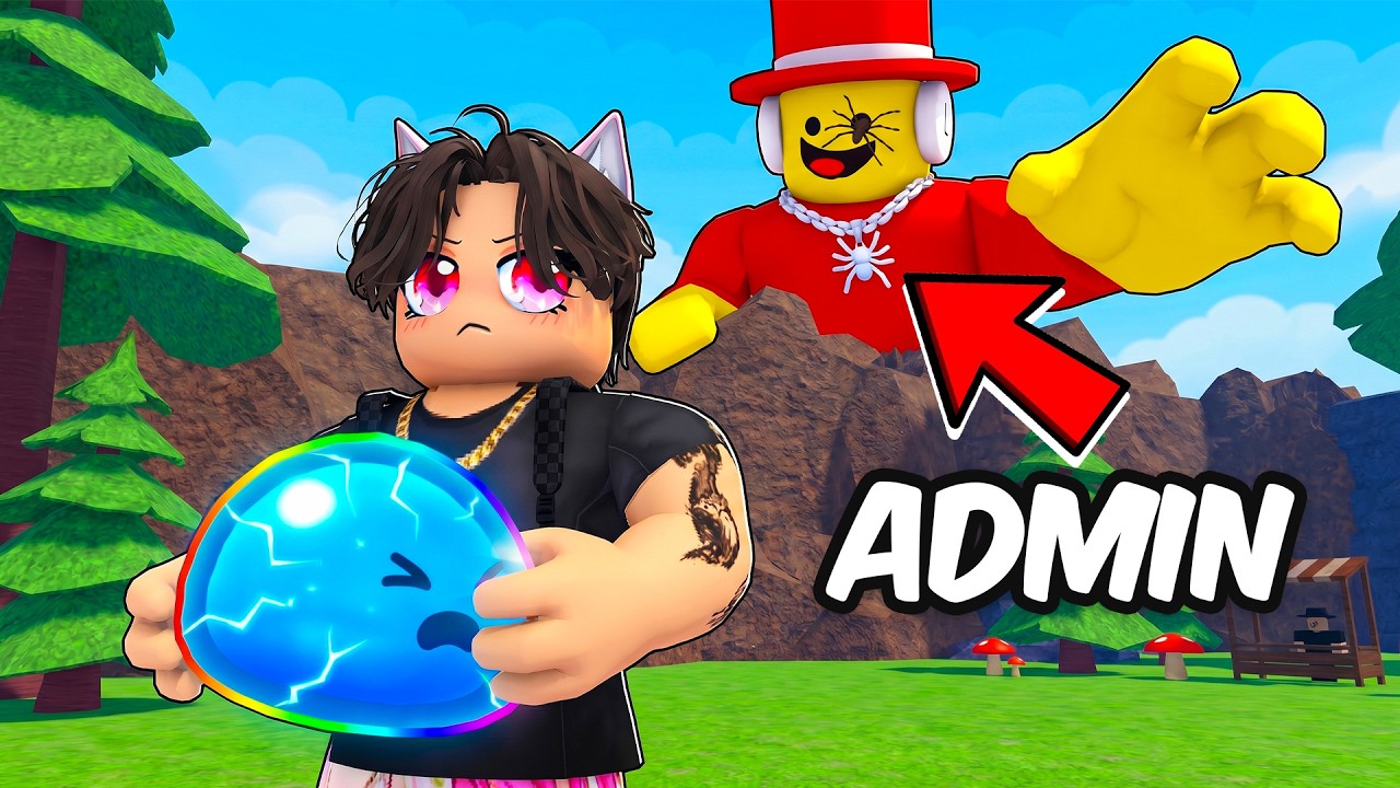 THE ADMIN JOINED MY SERVER in SLIME RNG! (Roblox)