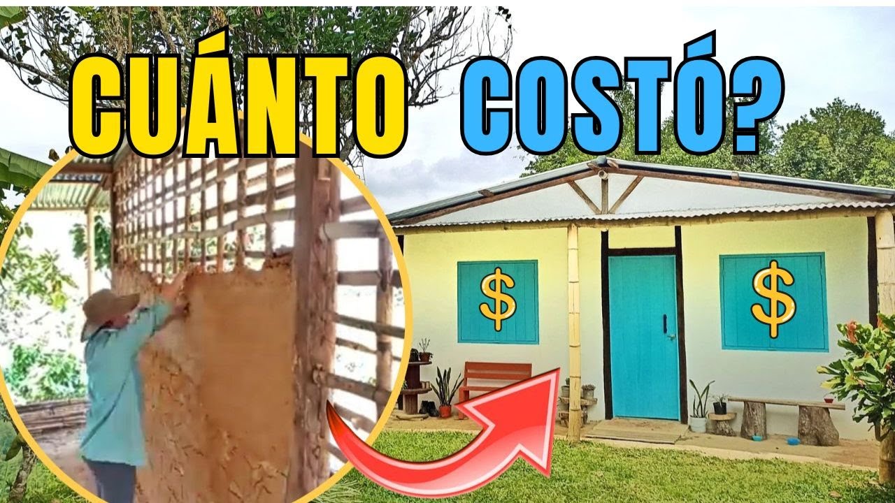 CASA DE BARRO muy ECONÓMICA y fácil de hacer