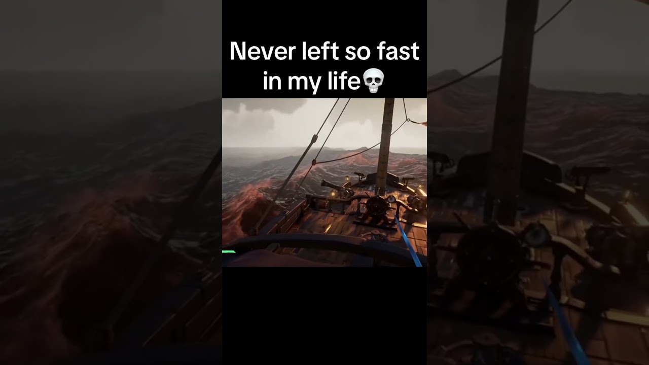 bro left quicker than my dad💀 #game #games #gaming #funny #meme #seaofthieves