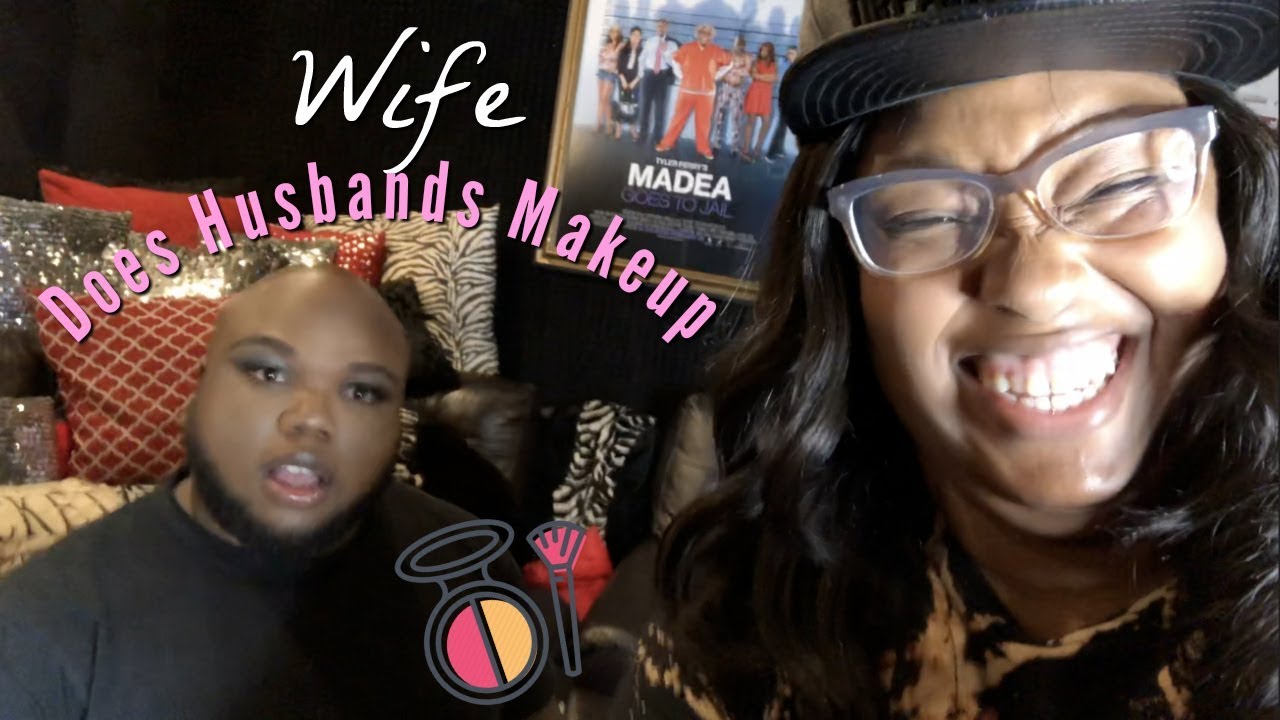 WIFE DOES HUSBANDS MAKEUP | DAVID AND CHANTAL