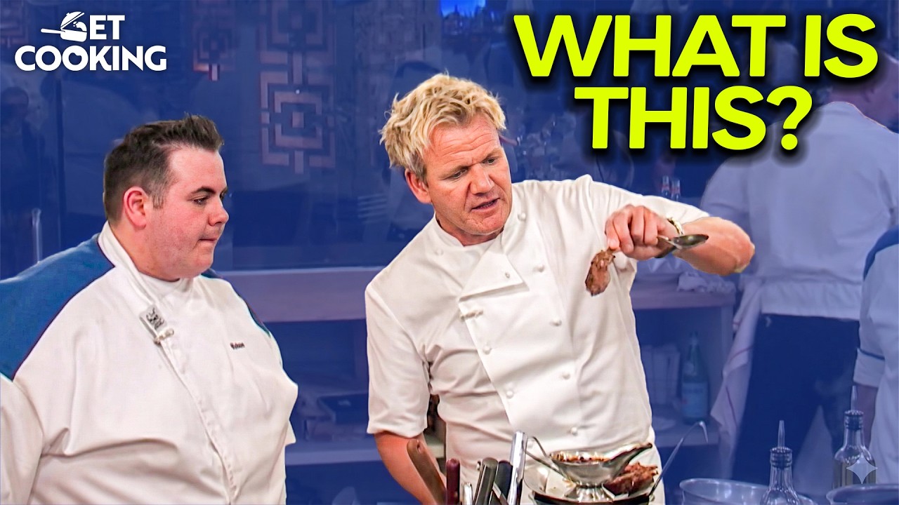 Robert Returns Only to Fail at the Meat Station | Hell's Kitchen USA