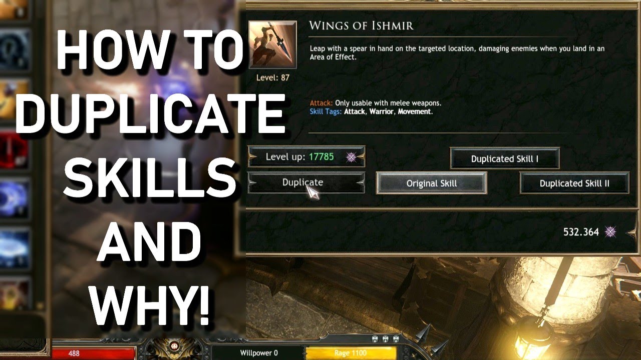 WOLCEN LORDS OF MAYHEM: HOW TO Duplicate Skills and HOW it works!