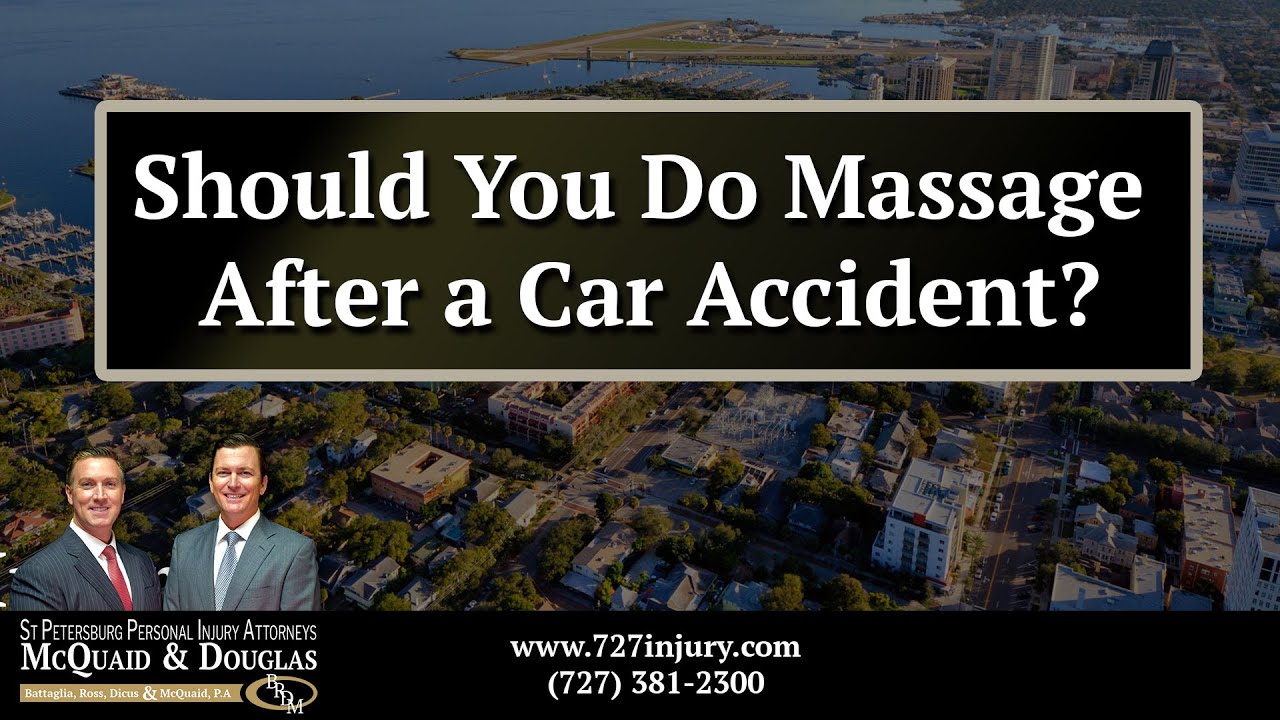 Should You Do Massage After a Car Accident?