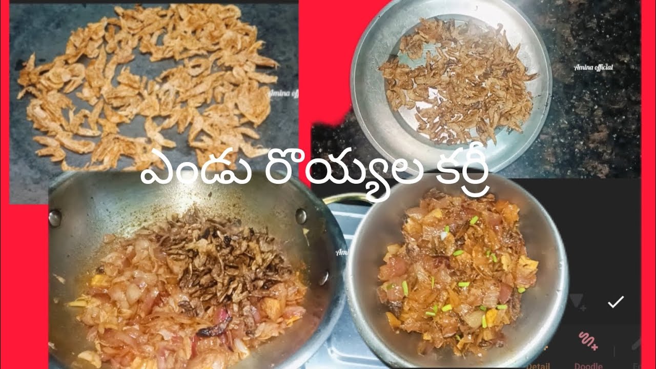 Testi yendu Royyala curry 