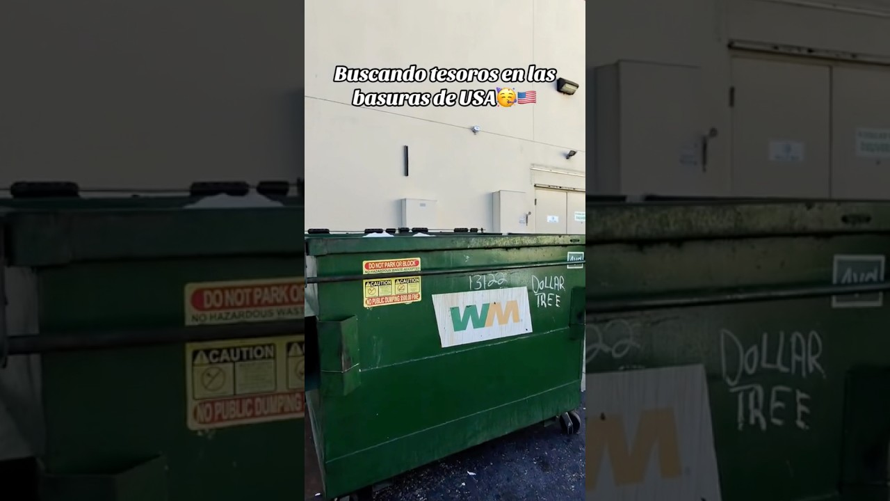 Tesoros en las basuras de USA🥳🇺🇸🎉 #dumpsterdiving #loquetiranenusa #haul