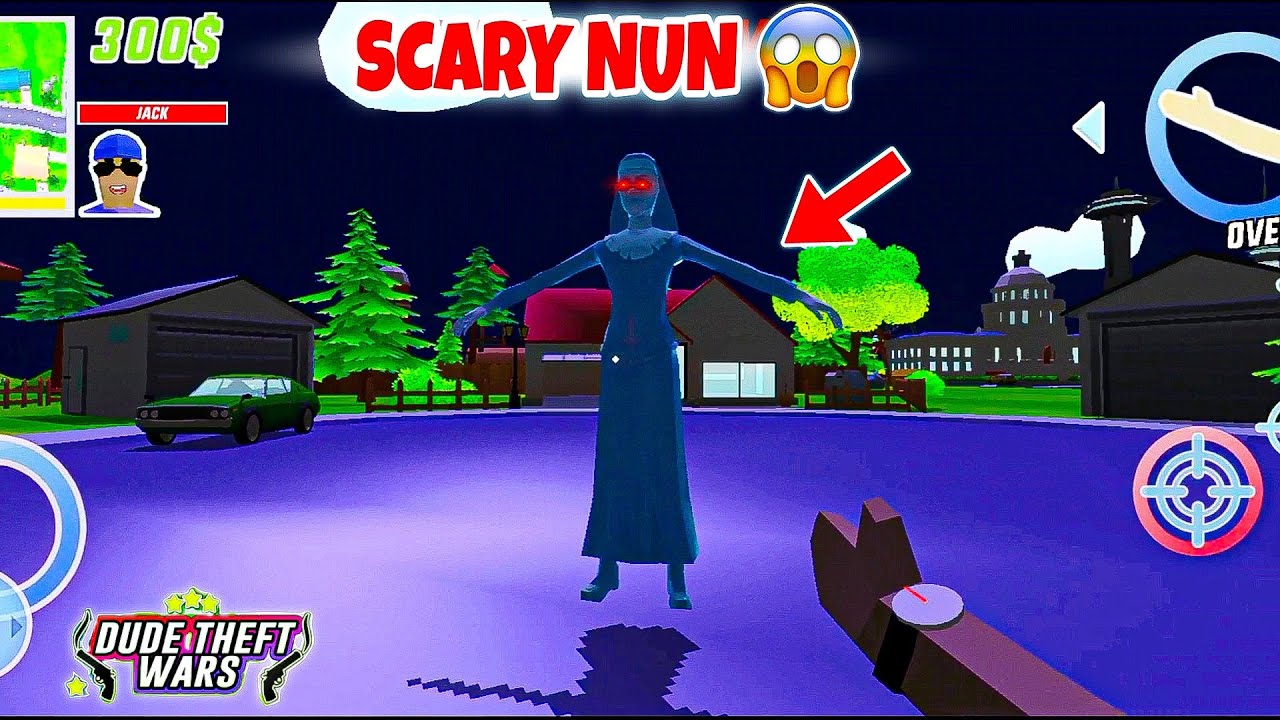 Finally Jack Found the Scary Evil Nun in Dude Theft Wars 😱 ✅