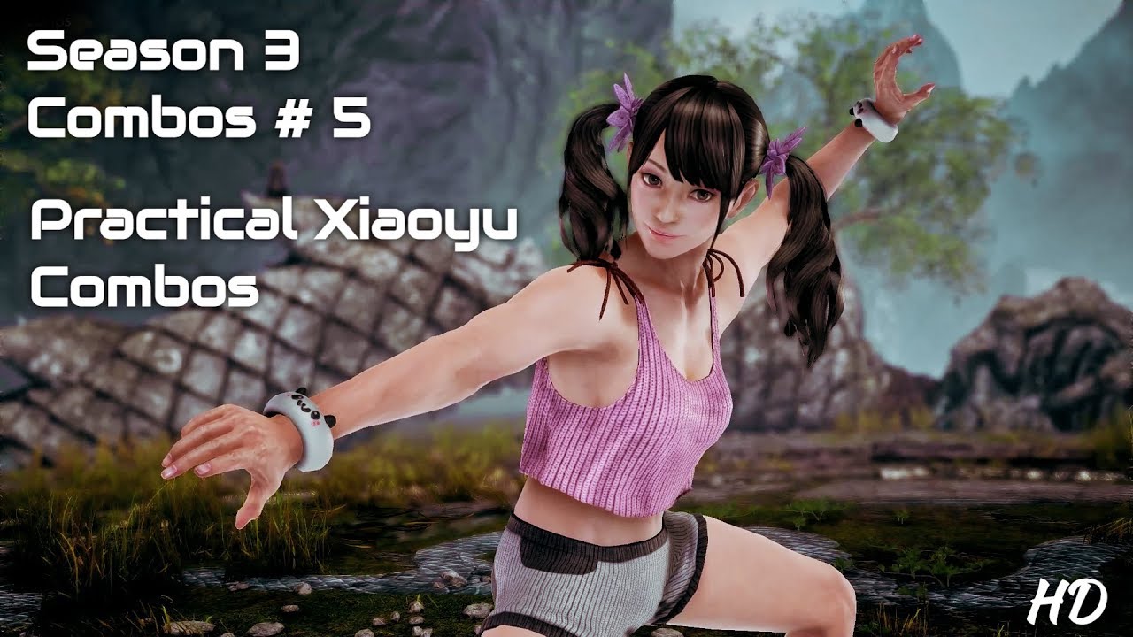 Tekken 7 : Ling Xiaoyu Season 3 Combos with inputs(Practical Combos for Online Gameplay)