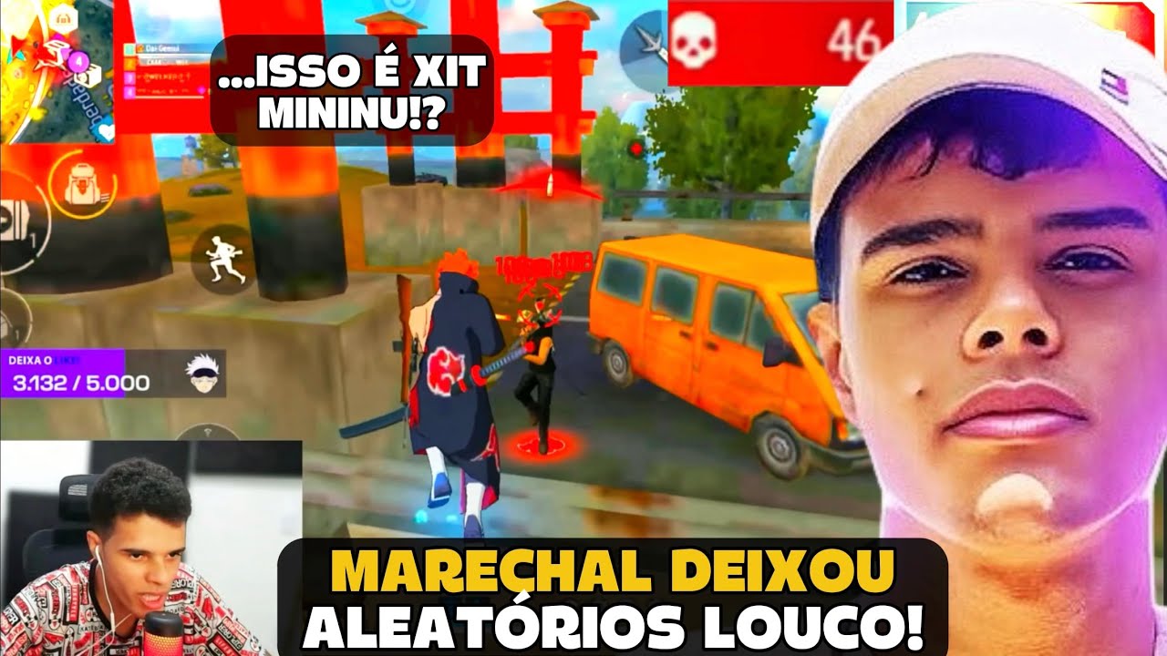 ALEATÓRIOS ACUSOU O MARECHAL DE USAR XIT POR CAUSA DE SUA SENSI! FREE FIRE - MARECHAL HIGHLIGHTS