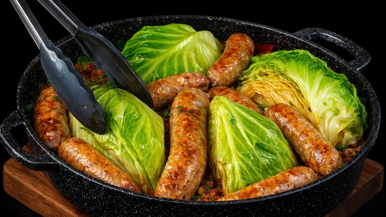 Haben Sie Kohl, Bratwürste und Kartoffeln❓ Dieses Gericht ist einfach UNGLAUBLICH lecker❗️