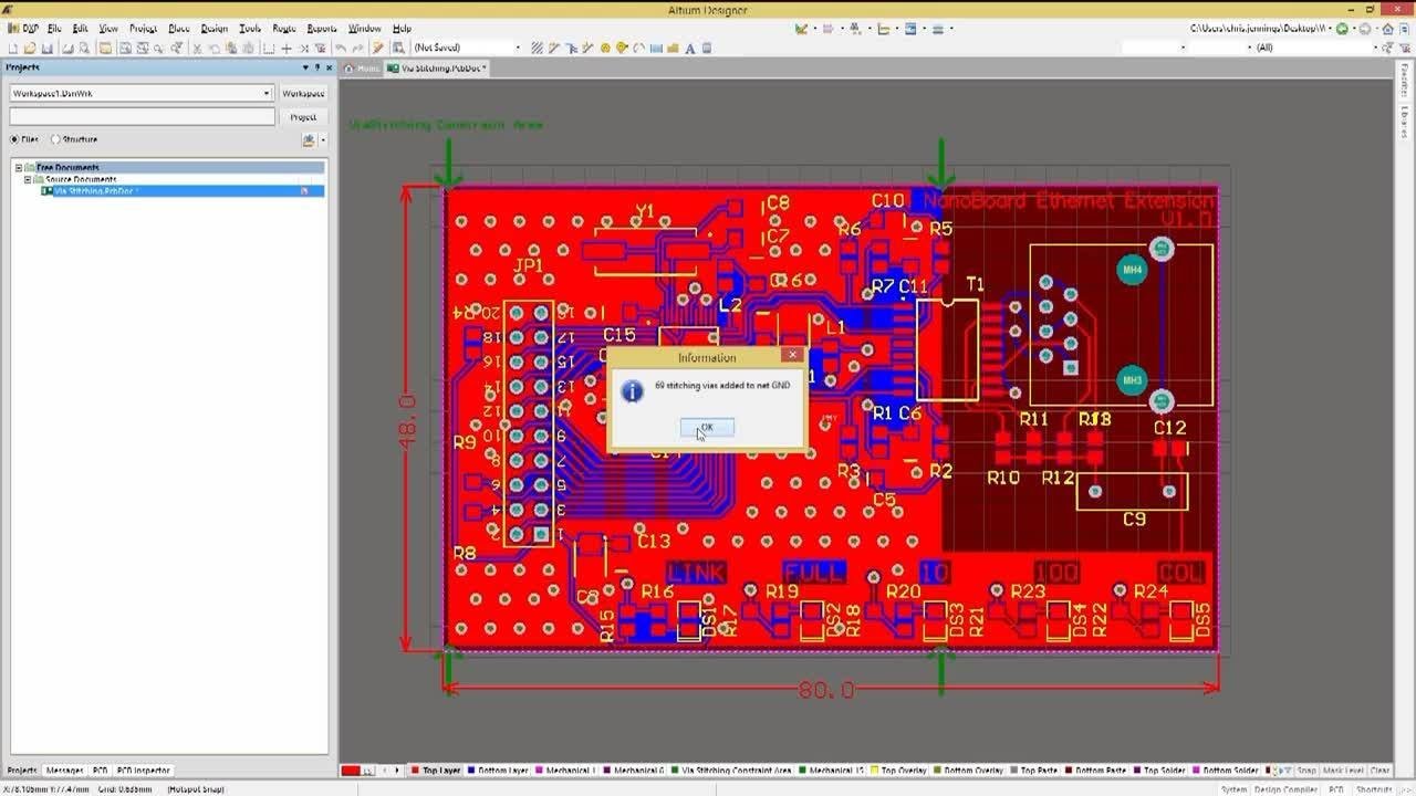 Via Stitching and Shielding | Altium Designer 17 Advanced | Module 11