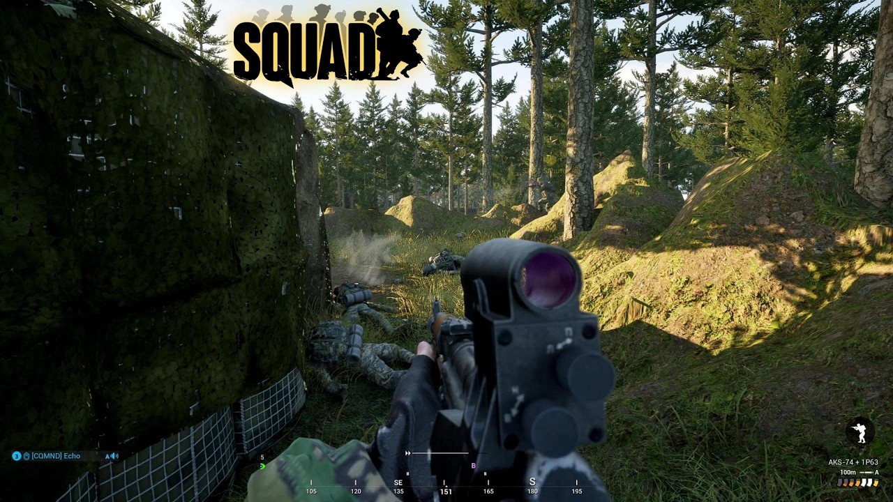 Наземная атака нерегулярного ополчения | SQUAD [Игровой процесс пехоты]