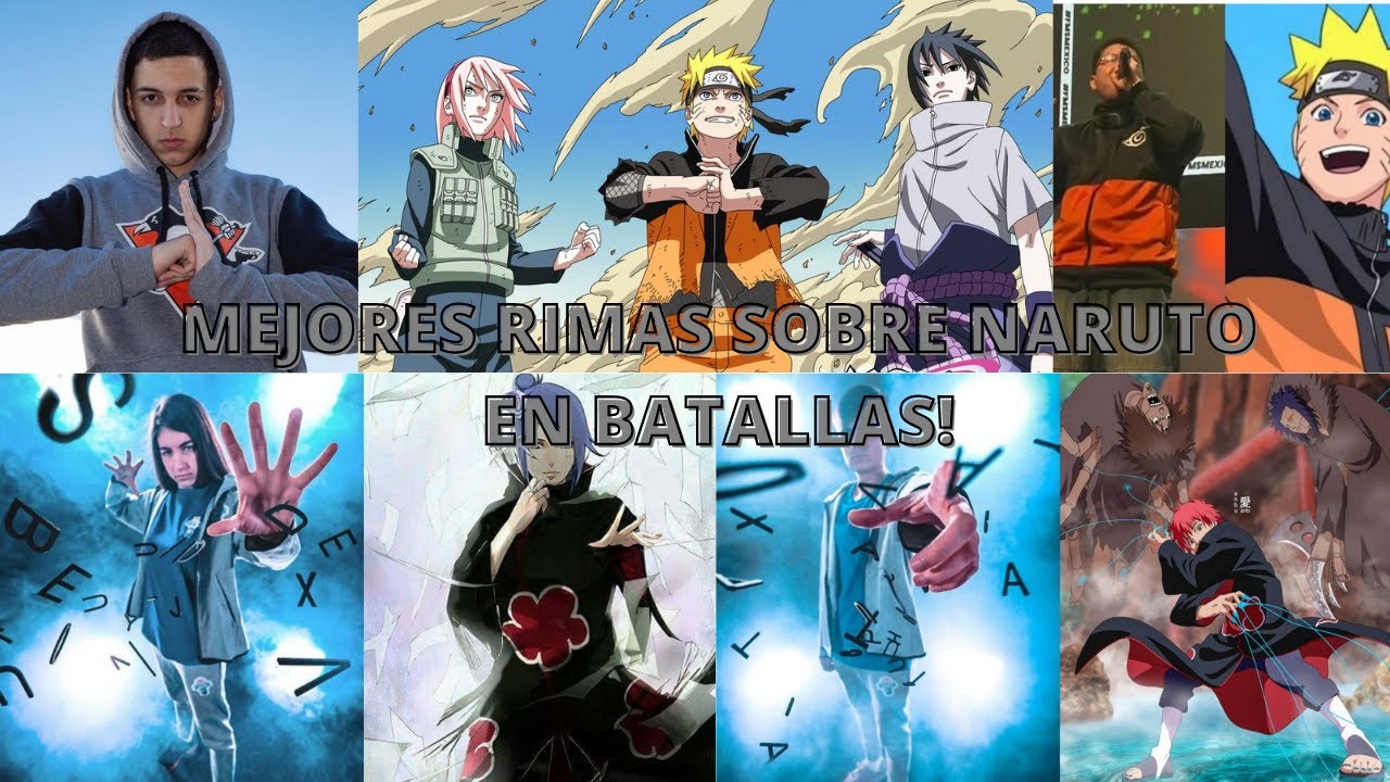 MEJORES RIMAS SOBRE NARUTO EN BATALLAS!  🥷🎤 / PARTE 1